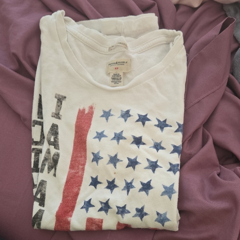 American Apparel Patriotic Graphic Tee